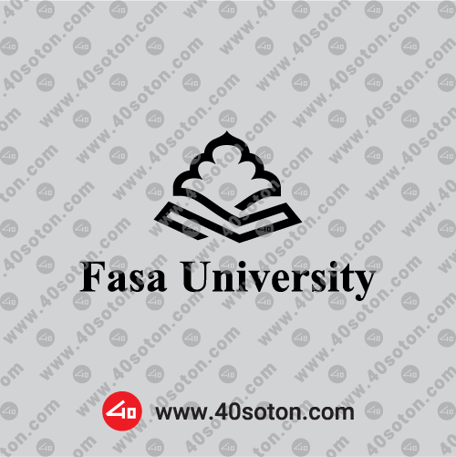 دانلود وکتور لوگو انگلیسی دانشگاه فسا