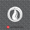 لوگو دانشگاه علوم کشاورزی و منابع طبیعی ساری سفید svg