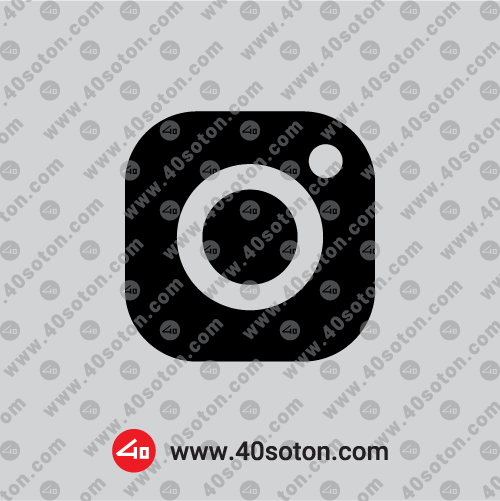 لوگو پروفایل اینستاگرام مشکی png