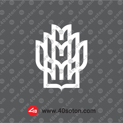 لوگو دانشگاه علوم کشاورزی و منابع طبیعی گرگان سفید svg