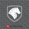 لوگو ایرانخودرو سفید svg