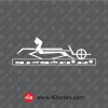 لوگوی قدیمی ایران خودرو سفید svg