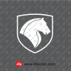 وکتور لوگوی ایران خودرو سفید svg png