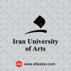 دانلود لوگوی انگلیسی دانشگاه هنر تهران ایران سیاه مشکی png