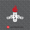 آرم لوگو شرکت پالایشگاه لاوان سفید svg