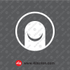 لوگو آرم آیکن آذرتل سفید svg