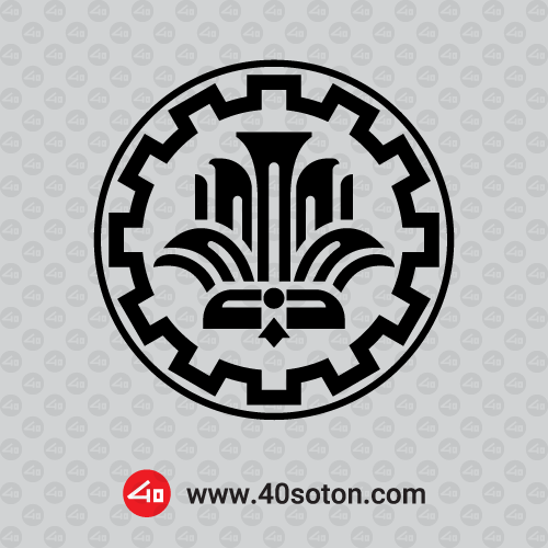 لوگو دانشگاه صنعتی اصفهان dwg