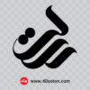 لوگو بانک رسالت dwg