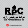 لوگو شرکت پتروشیمی رازی dwg