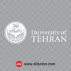 لوگو انگلیسی دانشگاه تهران svg