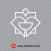 لوگوی دانشگاه علوم پزشکی دزفول سفید svg