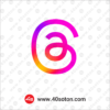 آیکن سایت برنامه اپلیکیشن تردز threads