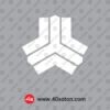 لوگو سایپا سفید svg