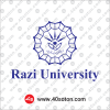 لوگو انگلیسی دانشگاه رازی