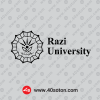 لوگوی انگلیسی دانشگاه رازی png
