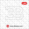 آرم بوگاتی خطی کورل cdr dwg