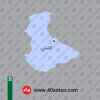 نقشه شهرستان کاشان استان اصفهان
