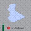 دانلود وکتور نقشه منطقه کاشان استان اصفهان