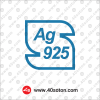 دانلود علامت استاندارد نقره 925