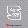 نماد نشانه استاندارد نقره 925