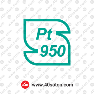 لوگو علامت استاندارد پلاتین 950