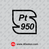 دانلود نماد علامت استاندارد پلاتین 950