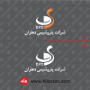 لوگو پتروشیمی دهلران سفید png